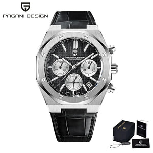 Mens Quartz Sapphire Stainless Steel Watch