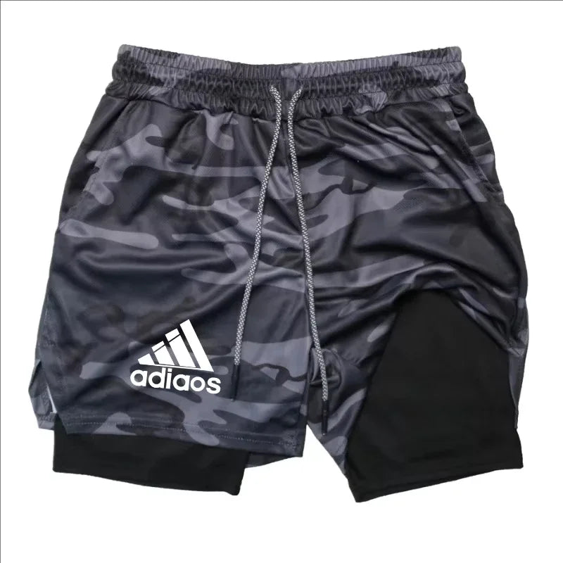 Men's Compression Two-In-One Breathable Shorts