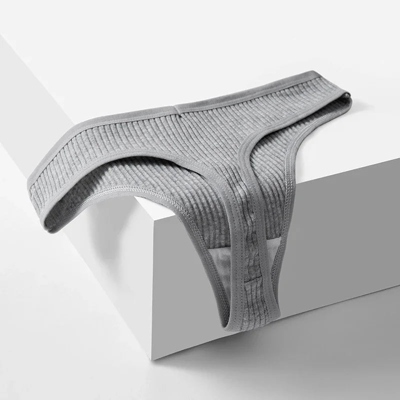 10Pcs Cotton Low-Waist Thongs Set For Women/Girls.