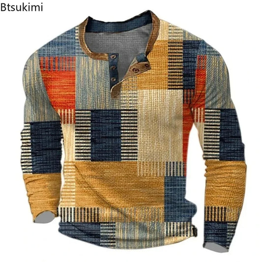 Oversized 6XL Men's Long Sleeve Top