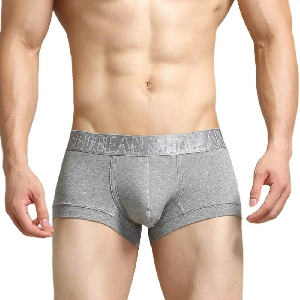Men's Breathable Cotton Underwear Boxers