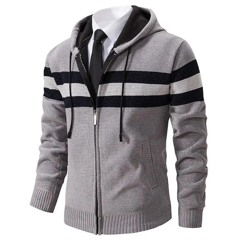 Men's Hooded Cardigan Sweater Coats