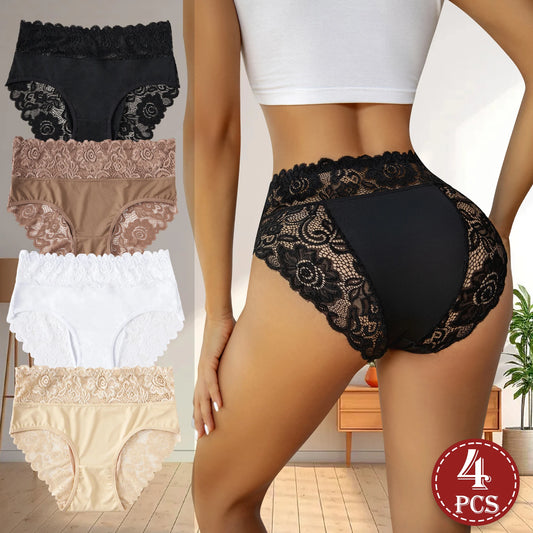Women's 4 PCS High Waist Panties.