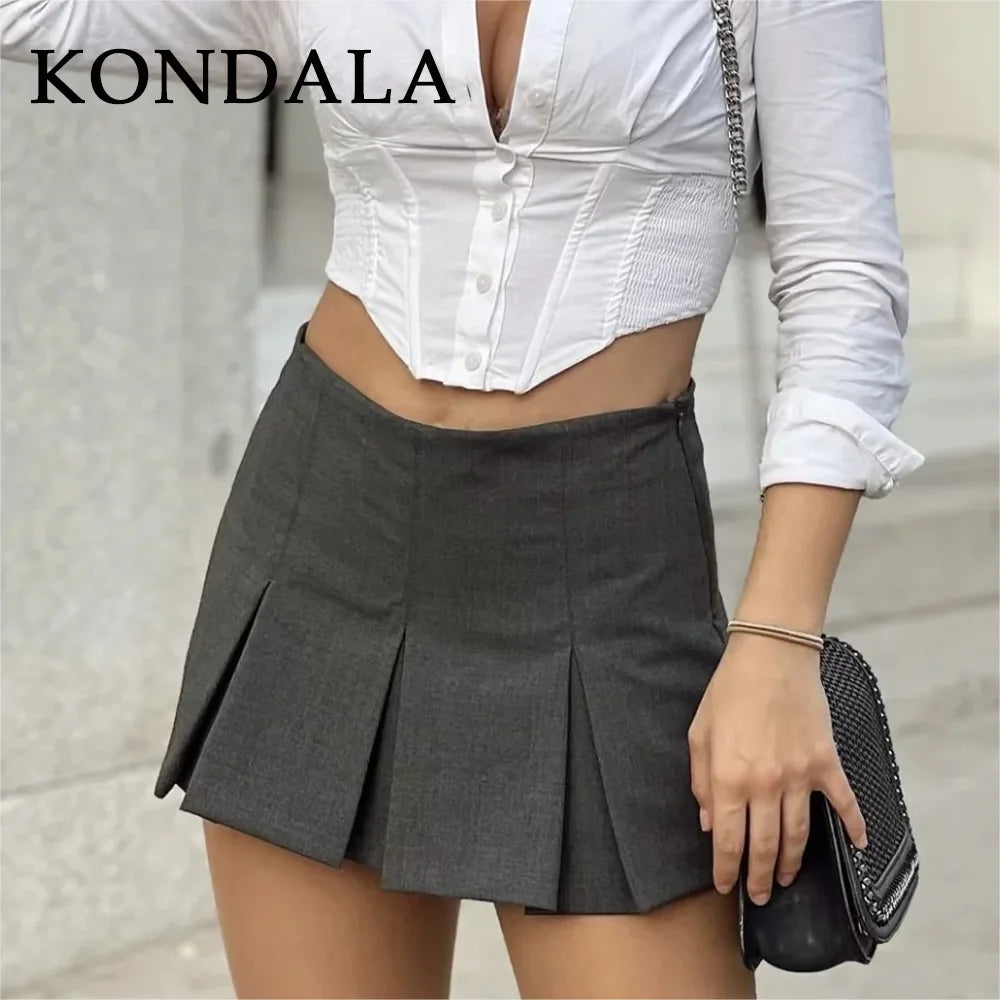 Women Casual Tierred Mini Skirt