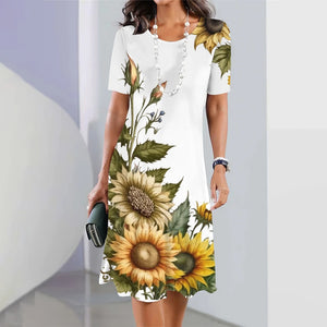 Women's Sunflower Fashion Dress