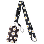 Load image into Gallery viewer, Sunflower Pattern Lanyard For Keys ID
