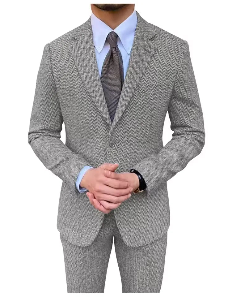 Men's 2 piece Retro British Suit