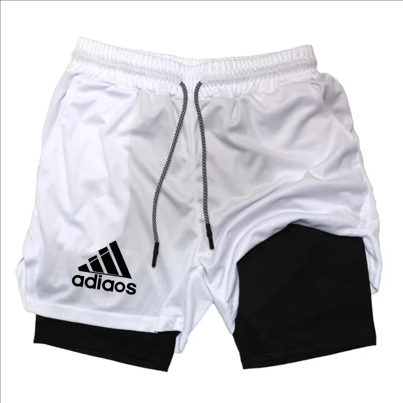 Men's Compression Two-In-One Breathable Shorts