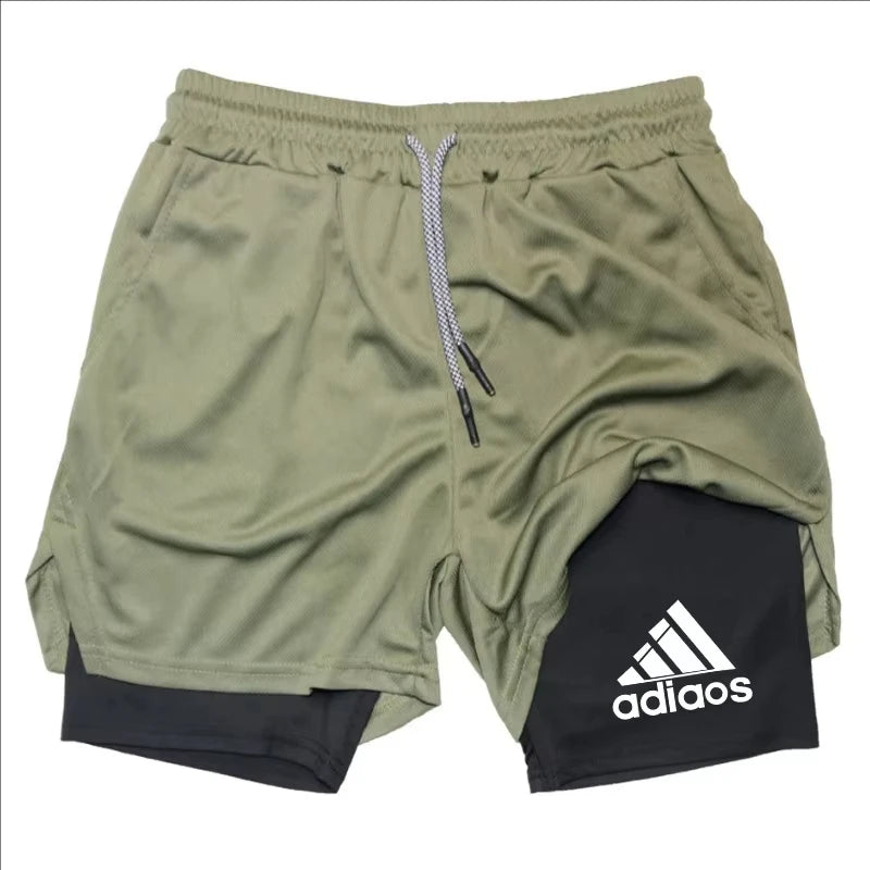 Men's Compression Two-In-One Breathable Shorts