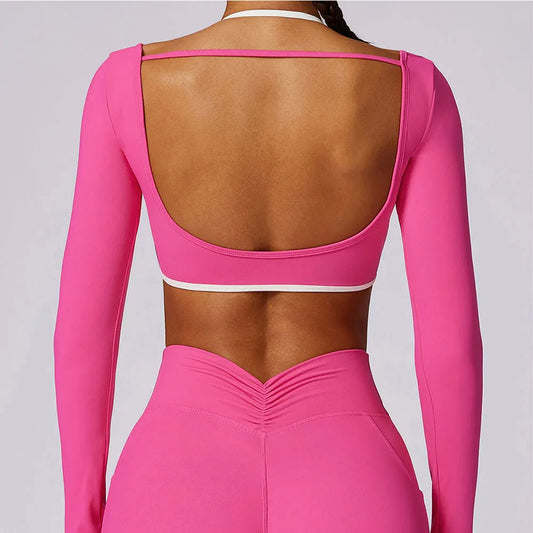 Fitness Running Gym Workout Yoga Top.