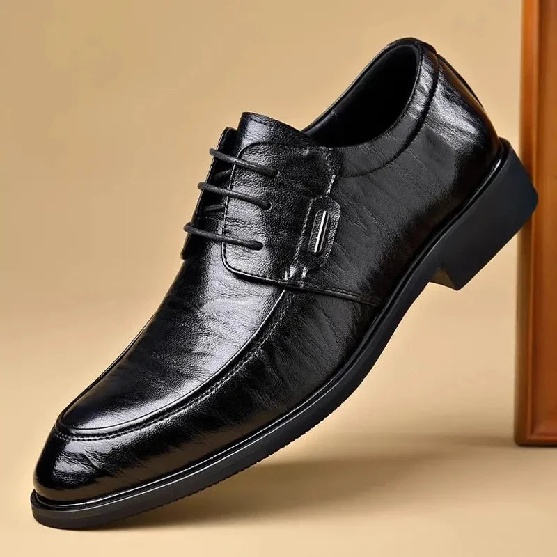 Men's Professional Height-increasing Leather Shoes.