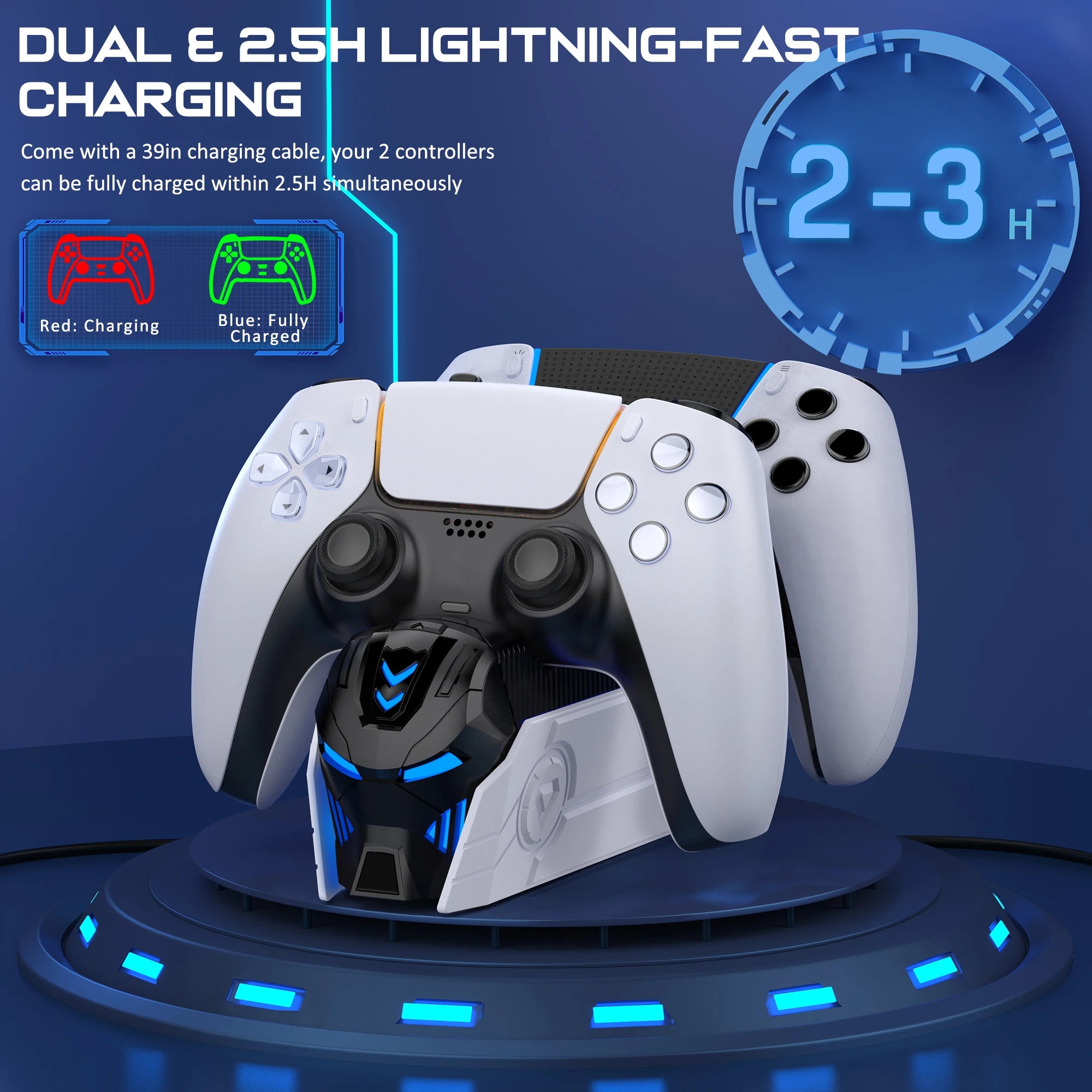 BEBONCOOL FC500 Controller Charger For PS5