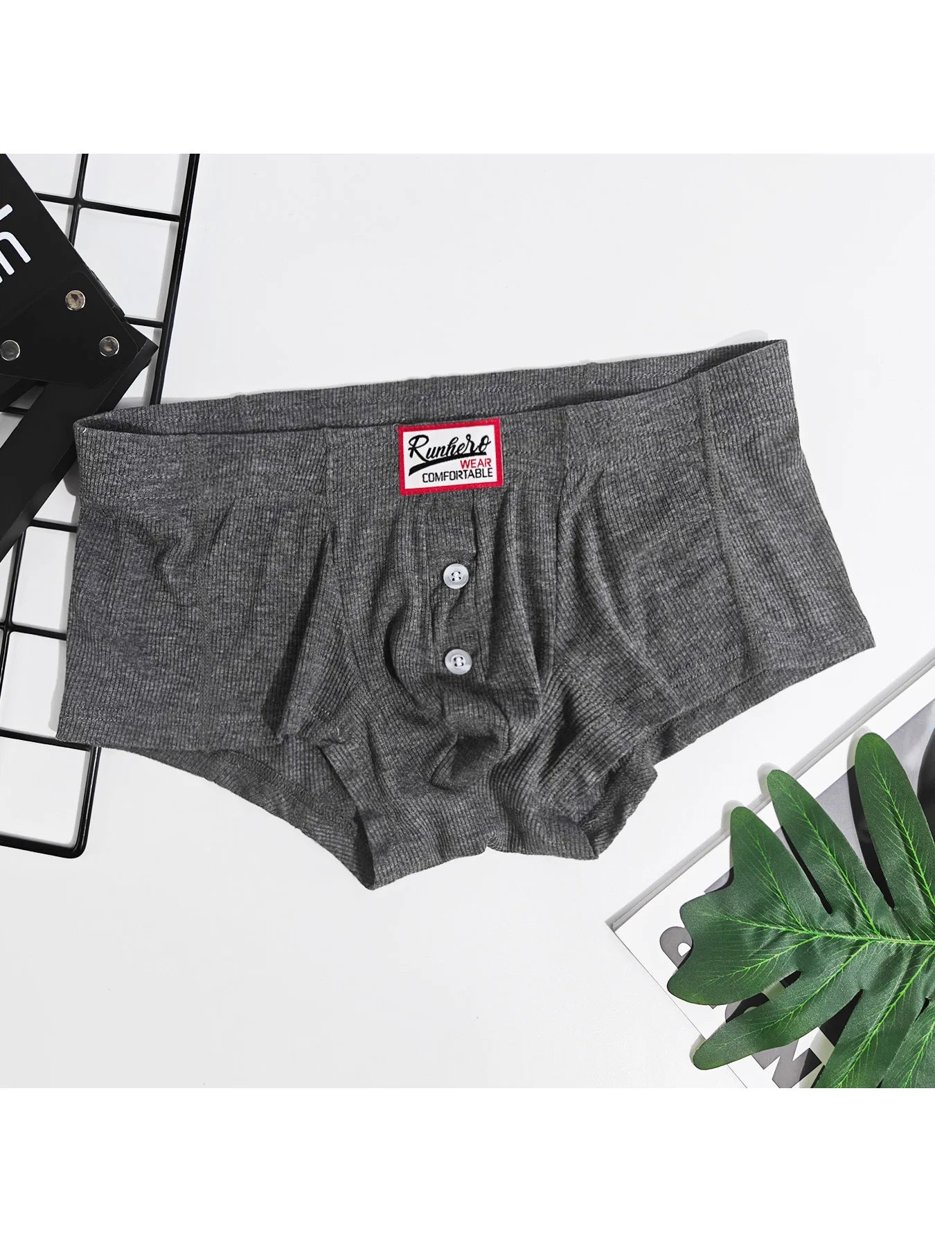 Men's Breathable Boxers, made of synthetic Viscose,