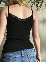 Load image into Gallery viewer, Women&#39;s black Vest Top

