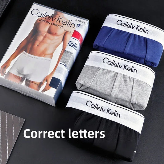 Men's Thin Short Gift Box Set of 3 Boxers.