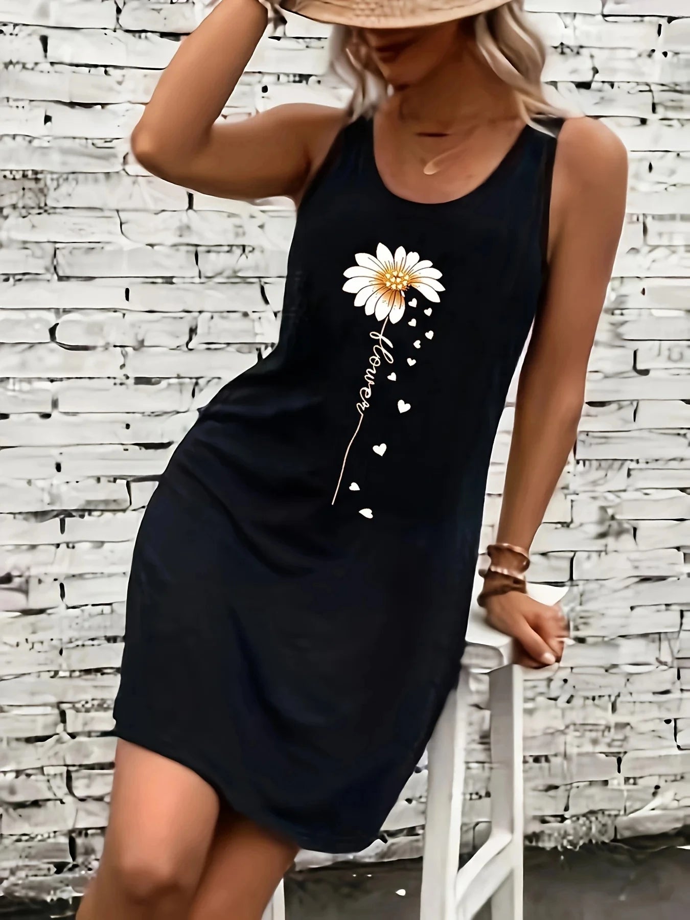 Women's Sunflower Fashion Dress