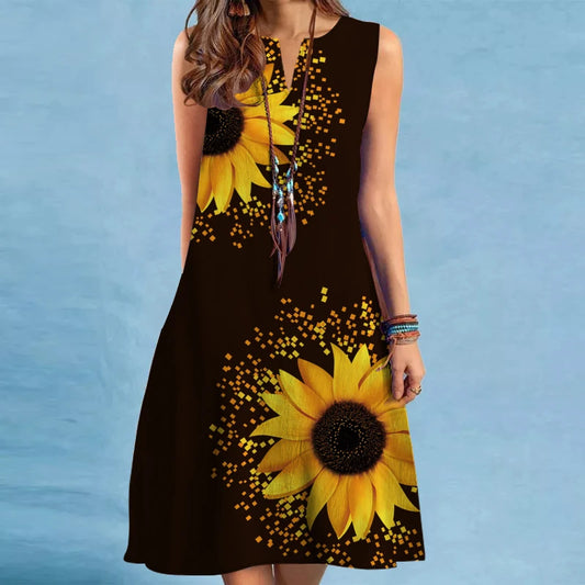 Sunflower Beach Dress
