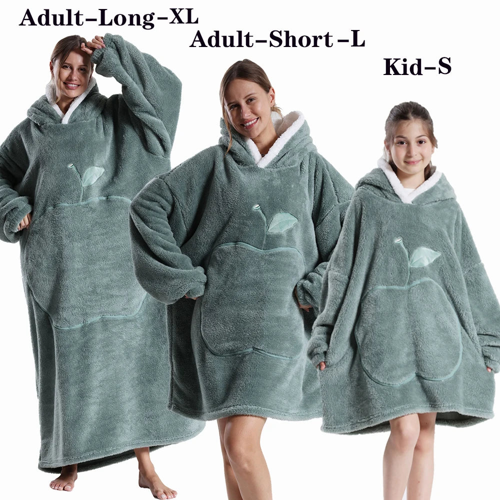 Women Soft Oversized Cozy Warm Hoodie