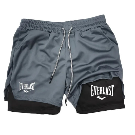 Men's Running 2 in 1 Double-deck Sport Shorts