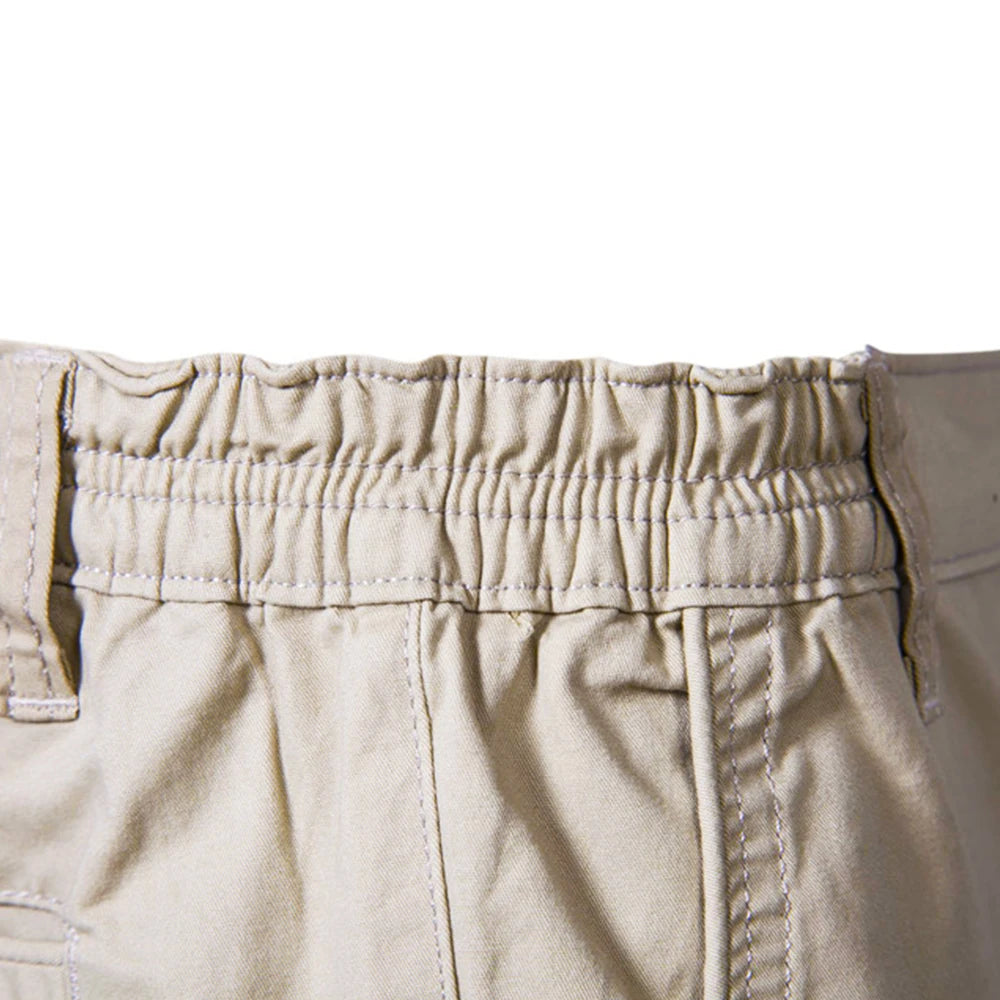 Men's Casual Elastic Waist Shorts