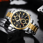 Load image into Gallery viewer, Men New Chronograph Quartz Watch
