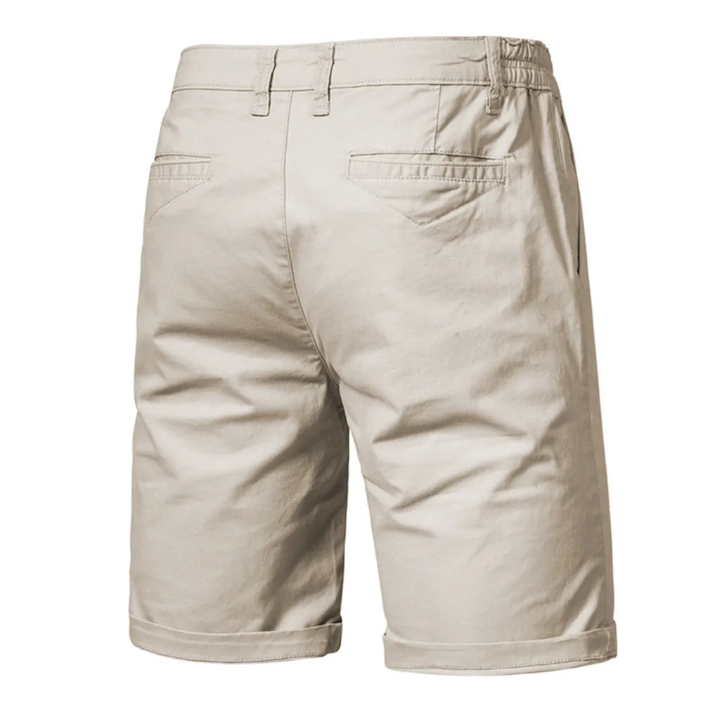 Men's Casual Elastic Waist Shorts