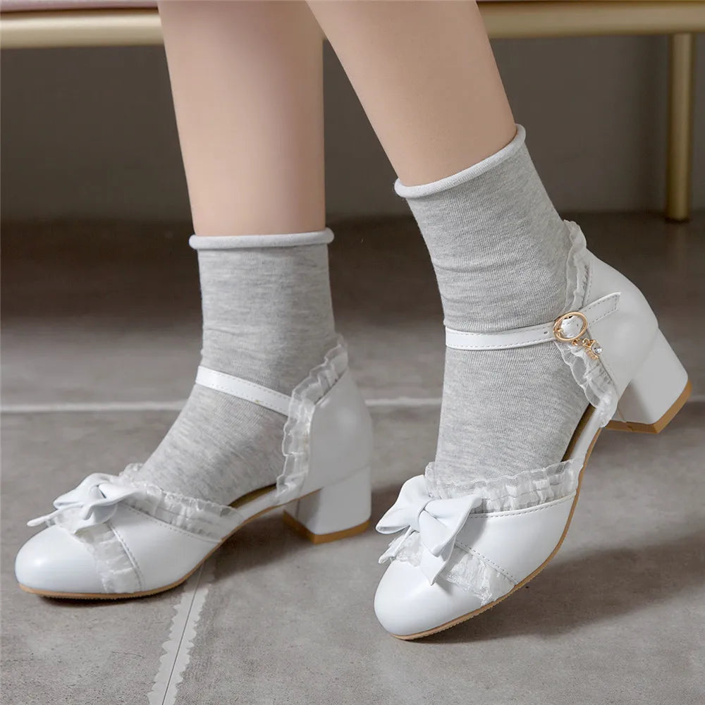 Women's High Heels Mary Jane Pumps