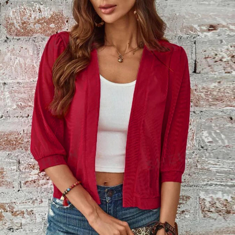 Women's Thin Mesh Cardigan