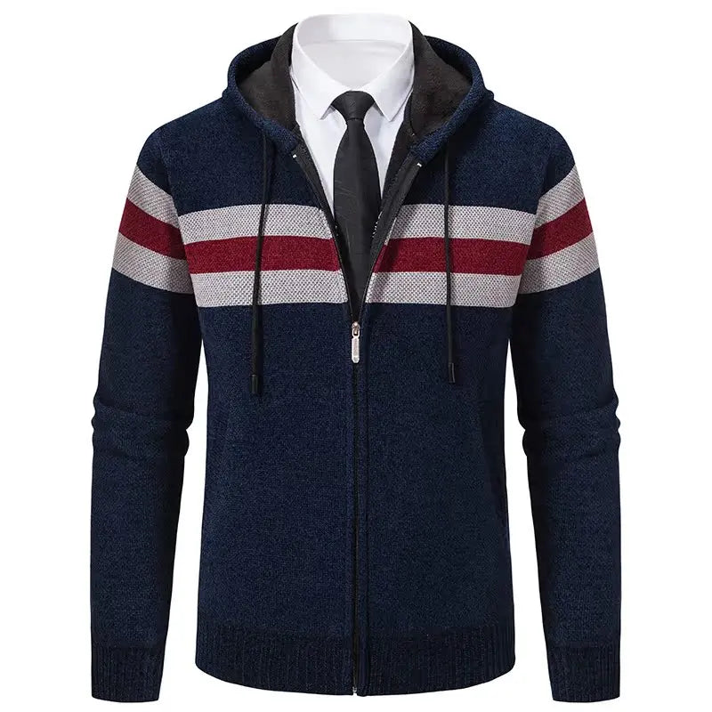 Men's Hooded Cardigan Sweater Coats