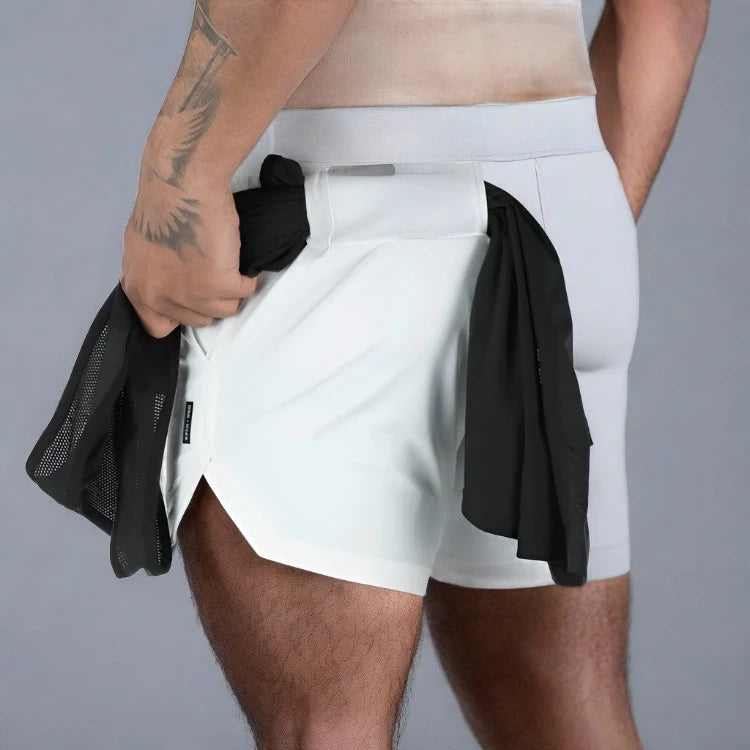 Men 2 in 1 Short Pants