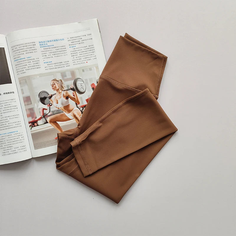 Women High Waist Yoga Elastic Pants