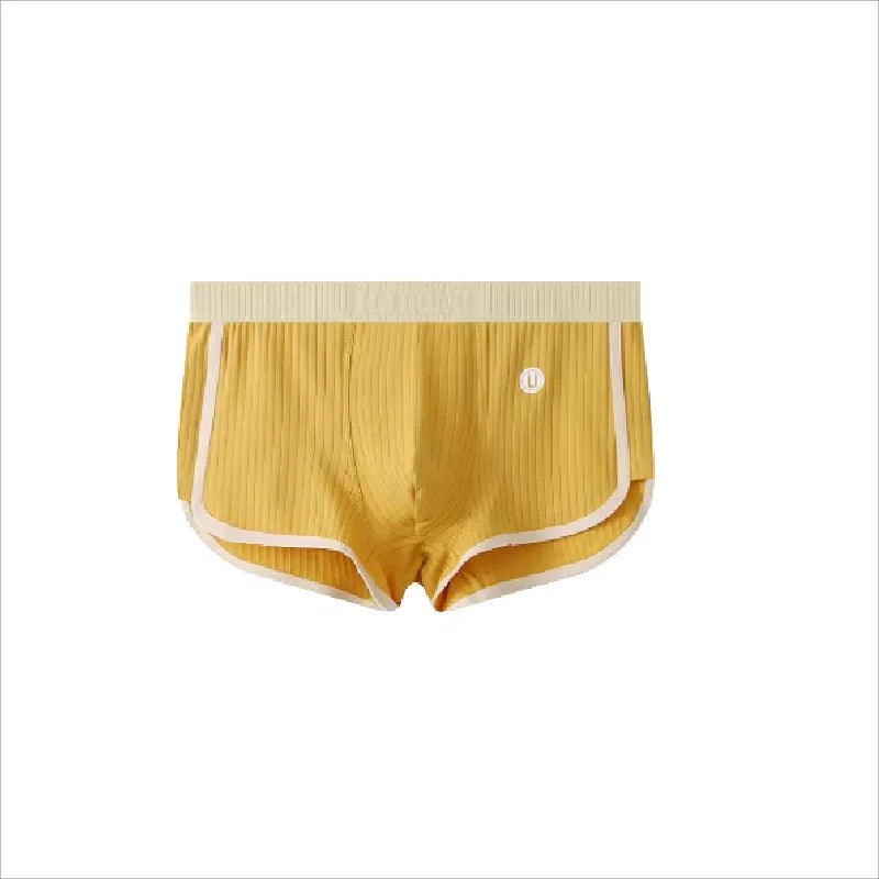Men's 100% Cotton Solid Striped Boxers