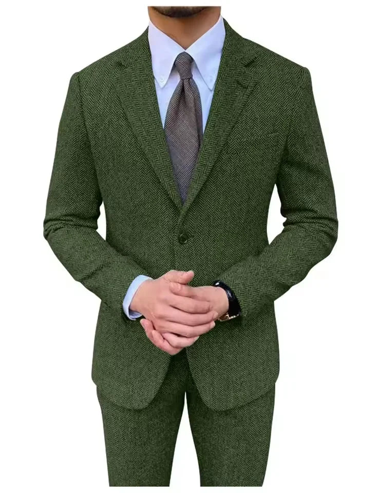 Men's 2 piece Retro British Suit