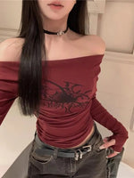 Load image into Gallery viewer, Girls Long Sleeve Off Shoulder Top
