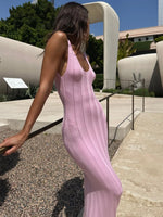 Load image into Gallery viewer, Trendix Knitted Elegant Long Backless Dress
