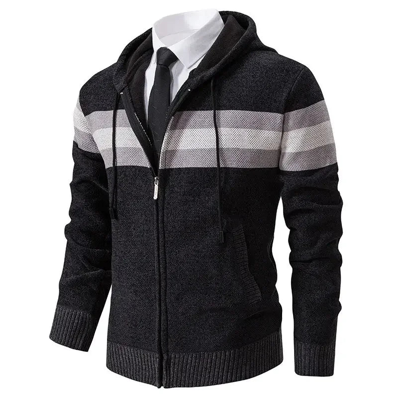 Men's Hooded Cardigan Sweater Coats