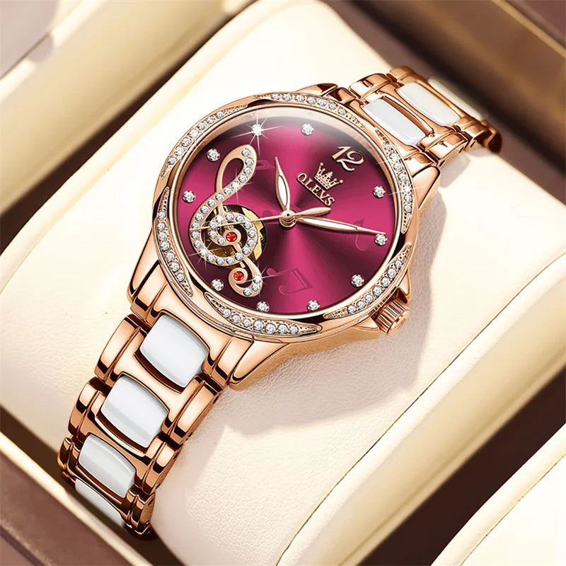 New Women's Sophisticated Elegant Automatic Watch