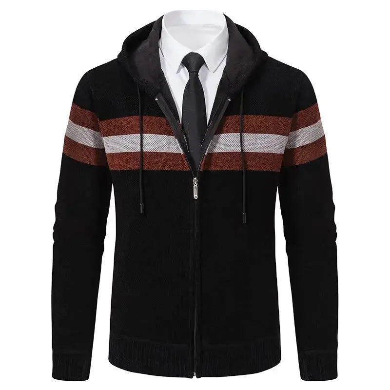 Men's Hooded Cardigan Sweater Coats