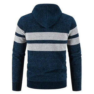 Men's Hooded Cardigan Sweater