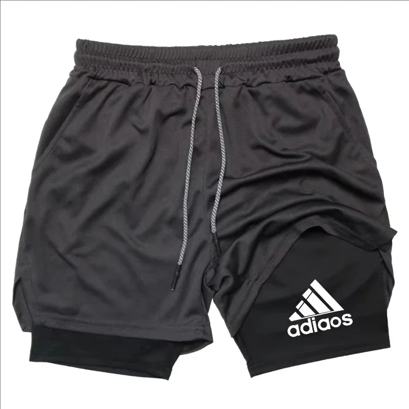 Men's Compression Two-In-One Breathable Shorts