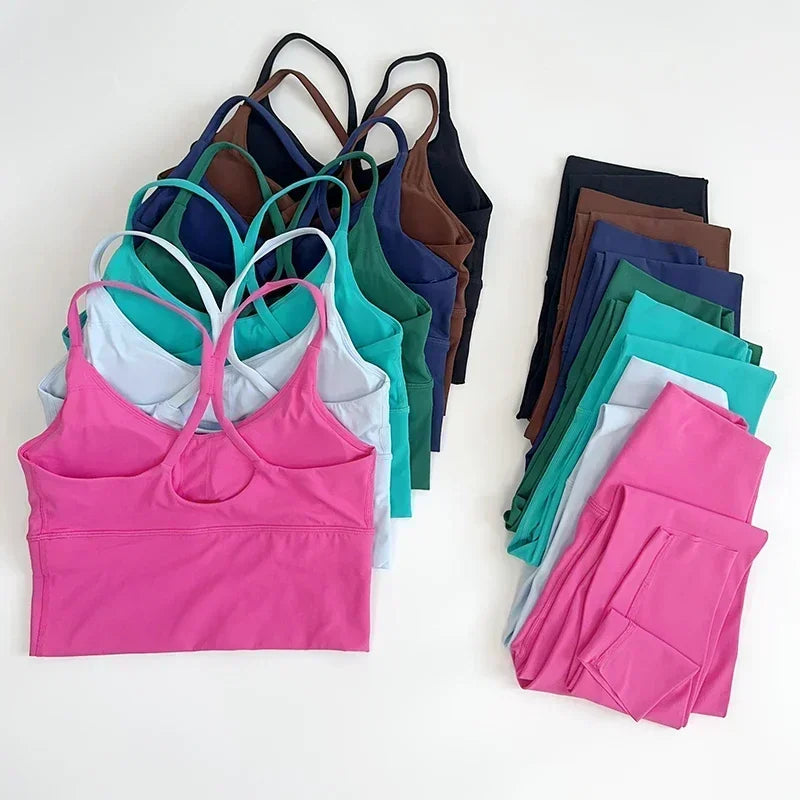 Elasticity High Waist 2 Piece Yoga Set