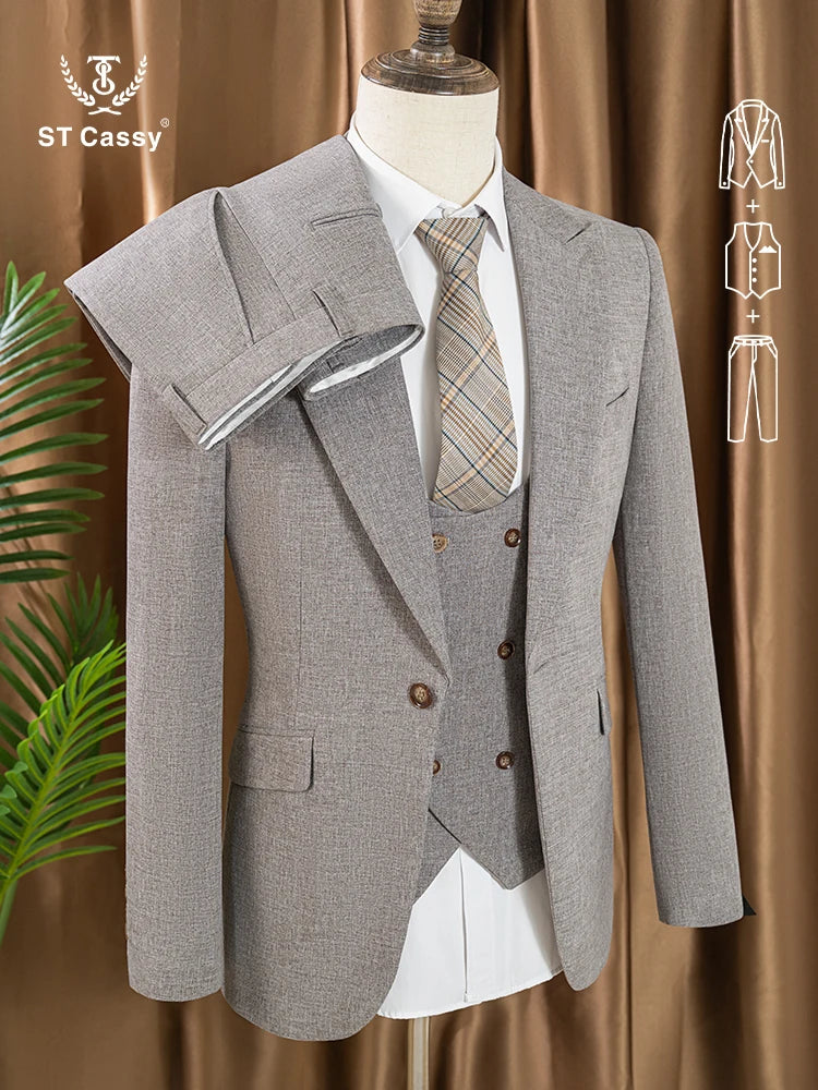 Turkish Style 3 Piece Men's Suit