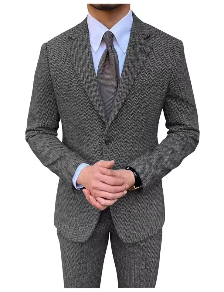 Men's 2 piece Retro British Suit
