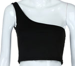Load image into Gallery viewer, Women&#39;s Single One Shoulder Tank Top
