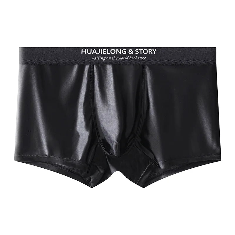 Men's Breathable Thin Satin Silk Boxers