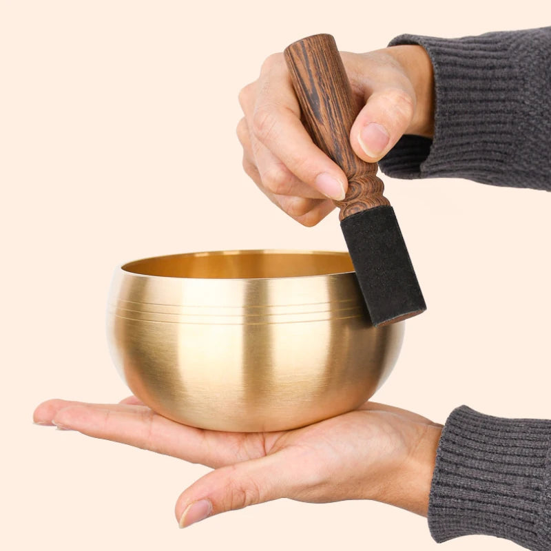 Sanskrit Bowl Nepal Tibet Buddha Tibetan Singing Bowl