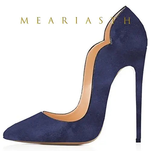 Women's 12cm High Heels Patent Leather Shoes.