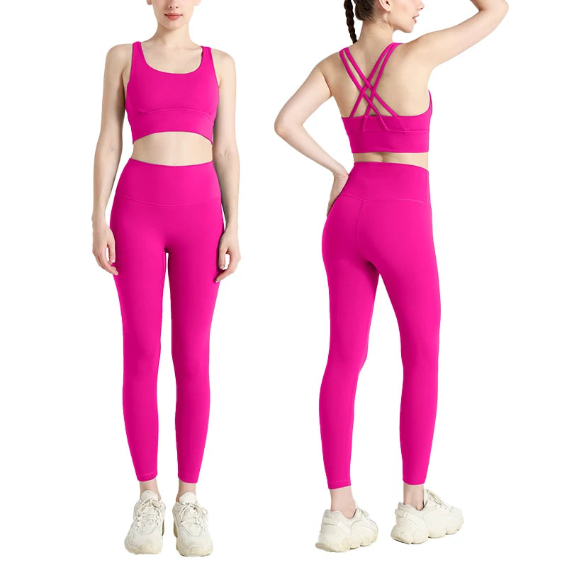 Women's New 2 Piece Yoga Breathable Tracksuit