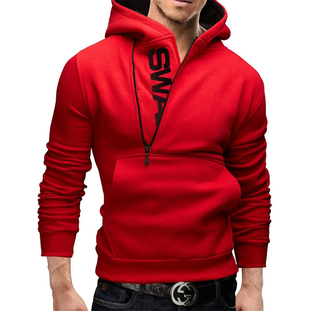 Men's Hooded Long Sleeve Sweater