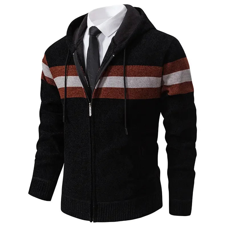 Men's Hooded Cardigan Sweater Coats